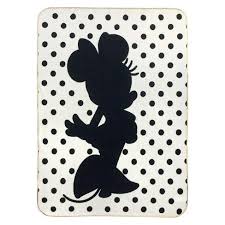 Black And White Mouse Image Disney Minnie Mouse 46 X60 Throw Blanket Black White Target Minnie Mouse Bedroom Minnie Mouse Blanket Minnie Mouse Bedding