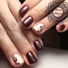 Perfect maroon nail art design for long nails. Maroon Nails Will Make A Queen Out Of You Naildesignsjournal Com