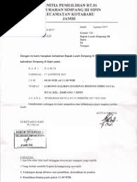 Doc berita acara pembentukan rukun warga risa rohman. Contoh Surat Edaran Pemilihan Ketua Rt