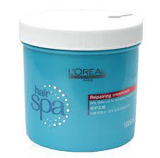 Loreal Hair Spa Reparing Cream Bath For Damaged Hair Sensitised Hair 1000ml 33 81oz Click Image For More Details Hair Spa Loreal Hair Cream Baths