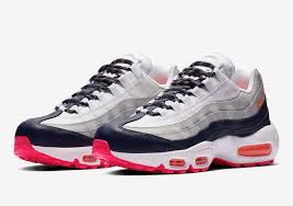 Nike Air Max 95 Midnight Navy Laser Orange 307960 405 Release Date Sbd Air Max 95 Blue Nike Air Max 95 Air Max 95