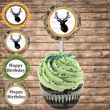 The cake toppers trope as used in popular culture. Diy Printable Camo And Deer Themed Happy Birthday Cupcake Toppers Printable Instant Download Cupcake Toppers Printable Diy Printables Hunting Birthday Party
