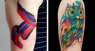 This tattoo was crafted only out of the pigments, emphasizing the watercolor features of the design. 50 Watercolor Tattoo Designs That Totally Tell A Story Of A Thousand Colors