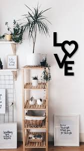 Love Typographic Wall Art Wooden Sign Decoration Gift Ideas Decor Apartment Decor Home Decor