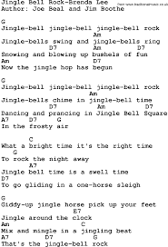 Image Result For Easy Guitar Chords Jingle Bell Rock Lyrics And Chords Ukulele Chords Songs Song Lyrics And Chords