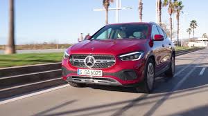The New Mercedes Benz Gla 220 D 4matic In Patagonia Red Driving Video Youtube