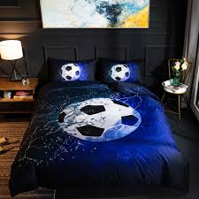 Fun furniture, bedding, rugs, shared bedroom decorating ideas. Twin Bedding Set With Matching Sheets Soccer Gift Sports Themed Boys Bedroom Toddler Boy Bedding Set Boy Toddler Comforter Soccer Duvet Bedding Home Living Vadel Com