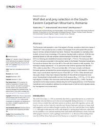 It is the practical means through which the security of north america and europe are permanently tied together. Pdf Wolf Diet And Prey Selection In The South Eastern Carpathian Mountains Romania