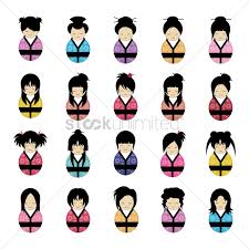 Here are the significant best japanese men hairstyles. Collection Of Traditional Japanese Women Vector Image 1596722 Stockunlimited