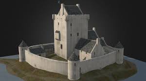 Lochore Castle 3d Reconstruction Small Castles Medieval Houses Medieval Castle