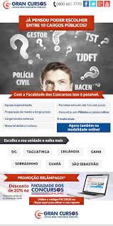 Cursos online para concursos públicos por preços imperdíveis é no gran cursos online! E Mail Marketing Gran Cursos Mariana Bergo