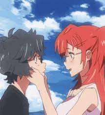 Anime gif kiss