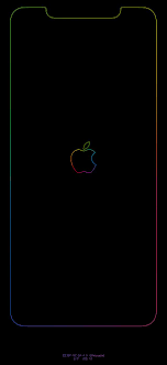 Xs Max Rainbow Border Apple Logo Iphone Apple Logo Wallpaper Iphone Iphone Wallpaper Logo Apple Iphone Wallpaper Hd