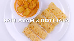 Kari ayam untuk dimakan dengan roti jala mestilah sedikit pekat, baru kaw kaw. Kari Ayam Dan Roti Jala Chicken Curry And Net Pancakes Youtube