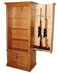 It's available in red and quarter sawn white oak, cherry, or maple hardwood. Gun Cabinet Plans