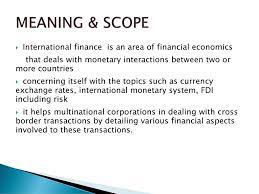 International financial management is the process of managing a business' finances across nations. International Finance Ppt Download