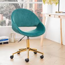 Albaugh Velvet Task Chair Velvet Office Chair Cute Desk Chair Desk Chair