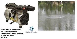 But ponds may require forced aeration. New Rocking Piston Compressor Pond Aerator Vacuum Pump 2yr Warranty 3 5cfm 27 Hg 295 99 Picclick