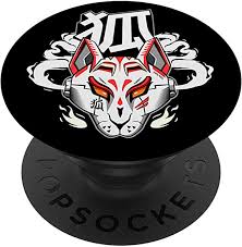 See more ideas about cyberpunk, cyberpunk style. Amazon Com Japanese Kitsune Mask Hoodie Fox Cyberpunk Style Robotic Art Popsockets Grip And Stand For Phones And Tablets