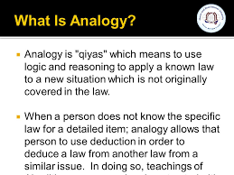 Qiyas, in islamic law, analogical reasoning as applied to the deduction of juridical principles from the qurʾān and the sunnah (the normative practice of the community). Analogy Is Qiyas Which Means To Use Logic And Reasoning To Apply A Known Law To A New Situation Which Is Not Originally Covered In The Law When Ppt Download