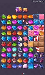 Artstation Icons For Match 3 Game Viacheslav Pshenichnyi Match 3 Games Candy Games Match Three Games