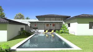 Plan Maison Architecte Maison Contemporaine Sur Terrain En Legere Pente Avec Piscine Centrale Plan Maison Architecte Maison Architecte Plan Maison