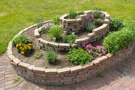 Work in sections of two or three capstones at a time so the mortar doesn't dry out on the wall. How To Build An Herb Spiral Modern Farmer