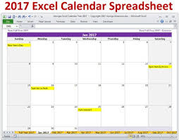 De zonsopkomst of zonsondergang wordt standaard berekend vanuit utrecht. 2017 Excel Calendar Template 2017 Monthly Calendar And 2017 Etsy