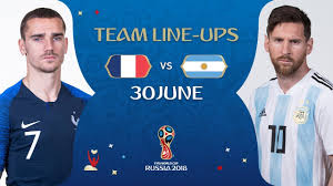 The argentina vs france game is stressful! Lineups France V Argentina Match 50 2018 Fifa World Cup Youtube