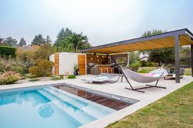 Pool House Contemporary Patio Lyon By Nuance S Houzz Au