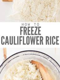 Alternatively, pour cauliflower puree into plastic air tight containers which are described by the manufacturer as suitable for freezer and microwave use. How To Freeze Cauliflower Rice Don T Waste The Crumbs