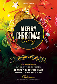 It's christmas in july time. Stylewish Merry Christmas Party Flyer Template Download The