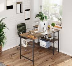Wall beds with bookshelves, storage units, and even hidden desks), picking one out that isn't too bulky or out of your budget can prove quite tricky. 17 Stories Small L Shaped Computer Desk 47 Inch L Shaped Corner Desk With Reversible Storage Shelves For Small Space Home Office Modern Simple Style Writing Desk Table Rustic Brown Reviews Wayfair