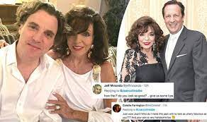 She was named a dame commander of the order of the british empire (dbe) in 2015. Joan Collins Age Defying Twitter Snap Sparks Frenzy As She Tells Tomboy Hubby To Shape Up Celebrity News Showbiz Tv Express Co Uk