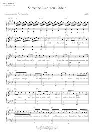 ☆ Adele-Someone Like You Sheet Music pdf, - Free Score Download ☆