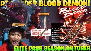 Bocoran event ff diskon 9 diamond free fire terbaru 5 nov 2020. Katana Berdarah Pre Order Elite Pass Oktober Demon Slayer Garena Free Fire Youtube