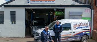 Inside west coast customs film location. Mercedes Benz Garage St Annes Lancashire West Coast Automotive Ltd