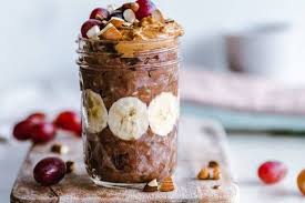 Schoko Mandel Overnight Oats Rezept Fit For Fun Rezept Essen Zum Mitnehmen Schoko Mandeln Rezepte