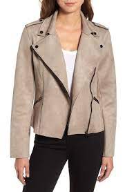 Fall Outfits 10 Pieces Every Pear Shaped Lady Needs Lipgloss And Crayons Faux Suede Moto Jacket Fall Capsule Wardrobe Suede Moto Jacket