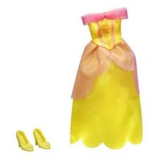 Bons plans et tendance 100% robe longue. Disney Princesse Poupee Et Mini Poupee Tenue Belle Et La Bete Robe Jaune De Bal Avec Chaussure Habit Poupee Achat Prix Fnac