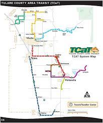 Tcat Bus Routes Map Tulare County Area Transit - Wikiwand