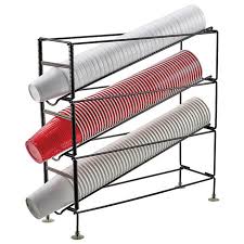 How many cups are in 44 ounces? Winco 3 Tier Cup Dispenser For 8 To 44 Oz Cups
