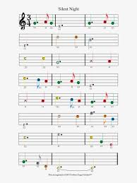All you have to do is follow the letter notes and play the corresponding keys. Silent Night Easy Color Coded Violin Sheet Music Silent Night On Viola Easy Transparent Png 595x1013 Free Download On Nicepng