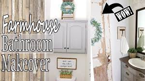 The full source list and budget breakdown is listed below. Diy Small Bathroom Remodel Farmhouse Bathroom Decor Youtube