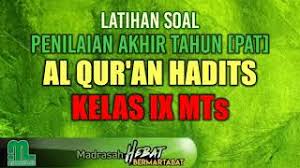 We did not find results for: Latihan Soal Pat Al Qur An Hadits Kelas Ix Mts Semester Genap Youtube