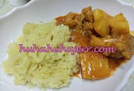 Resepi pulut kuning ini adalah menggunakan sukatan cawan. Resepi Pulut Kuning Kari Ayam Sedap Tak Hingat Blog Santai Santai Jerr