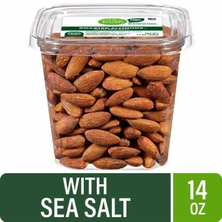 Simple Truth® Roasted Almonds with Sea Salt, 14 oz - Kroger