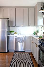 Grayish Khaki Cabinets With White Counters Would Add Prettier Crown Molding To Soften The Modernity Painting Kitchen Cabinets Kitchen Paint Beautiful Kitchens
