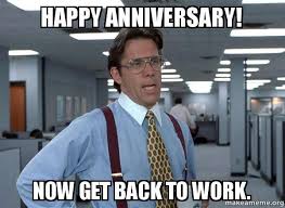 Happy year work anniversary chris! Facebook