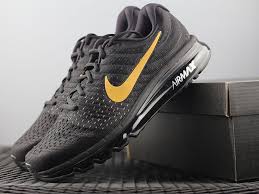 Black And Gold Nike Running Shoes Nike Air Max 2017 Mesh Men Black Gold Logo Nike Air Max Nike Shoes Air Max Nike Air